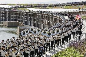 World's largest marching band at Osaka expo