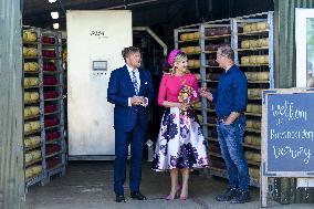 Royal Couple Visits Lopikerwaard and Vijfheerenlanden - Netherlands