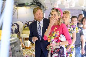 Royal Couple Visits Lopikerwaard and Vijfheerenlanden - Netherlands