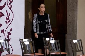 Mexico s President Claudia Sheinbaum Holds Briefing