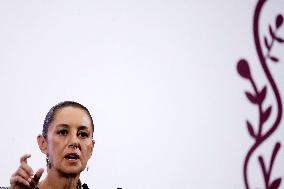 Mexico s President Claudia Sheinbaum Holds Briefing