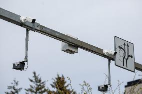 Number plate recognition cameras