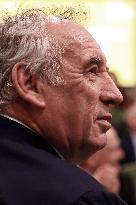 Francois Bayrou at 30th anniversary of the programme " La main a la pate " - Paris