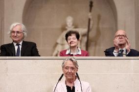 Francois Bayrou at 30th anniversary of the programme " La main a la pate " - Paris