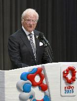 Sweden's king visits Osaka expo