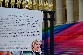 Artistic Installation by Elsa Tomkowiak at the National Assembly - Paris