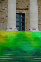Artistic Installation by Elsa Tomkowiak at the National Assembly - Paris