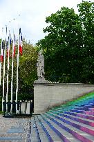 Artistic Installation by Elsa Tomkowiak at the National Assembly - Paris