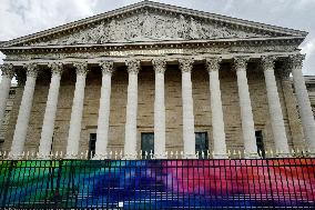 Artistic Installation by Elsa Tomkowiak at the National Assembly - Paris