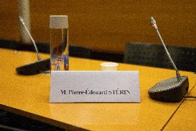 Hearing of Pierre-Edouard Sterin at the National Assembly - Paris