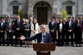 Mark Carney After a Swearing-In Ceremony - Ottawa