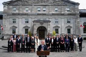 Mark Carney After a Swearing-In Ceremony - Ottawa