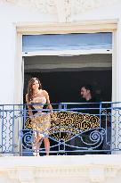 Cannes - Eva Longoria On A Balcony