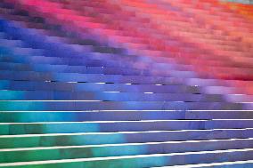 Art installation Echo by Elsa Tomkowiak at the National Assembly - Paris