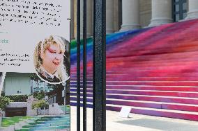 Art installation Echo by Elsa Tomkowiak at the National Assembly - Paris