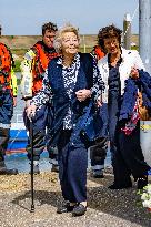 Princess Beatrixs Visit to Sea Rescue Society - Stellendam