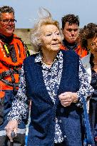 Princess Beatrixs Visit to Sea Rescue Society - Stellendam