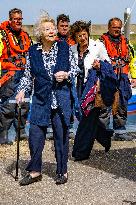 Princess Beatrixs Visit to Sea Rescue Society - Stellendam
