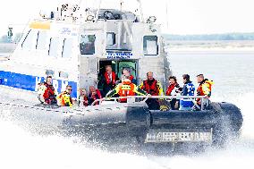 Princess Beatrixs Visit to Sea Rescue Society - Stellendam