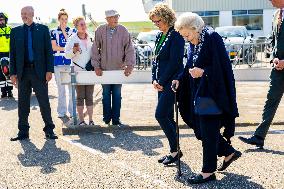 Princess Beatrixs Visit to Sea Rescue Society - Stellendam