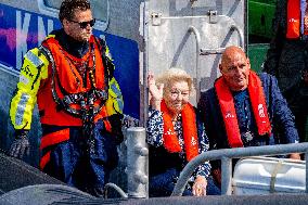 Princess Beatrixs Visit to Sea Rescue Society - Stellendam