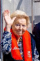 Princess Beatrixs Visit to Sea Rescue Society - Stellendam