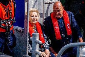 Princess Beatrixs Visit to Sea Rescue Society - Stellendam