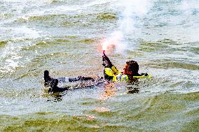Princess Beatrixs Visit to Sea Rescue Society - Stellendam