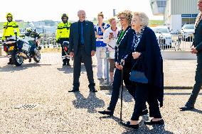 Princess Beatrixs Visit to Sea Rescue Society - Stellendam