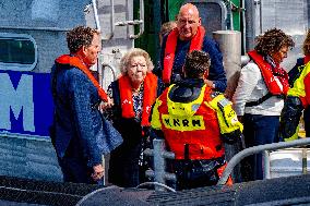 Princess Beatrixs Visit to Sea Rescue Society - Stellendam