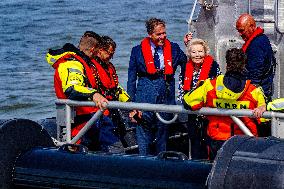 Princess Beatrixs Visit to Sea Rescue Society - Stellendam