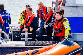 Princess Beatrixs Visit to Sea Rescue Society - Stellendam
