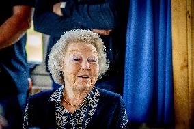 Princess Beatrixs Visit to Sea Rescue Society - Stellendam