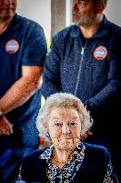 Princess Beatrixs Visit to Sea Rescue Society - Stellendam