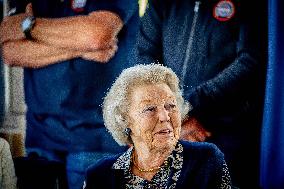 Princess Beatrixs Visit to Sea Rescue Society - Stellendam