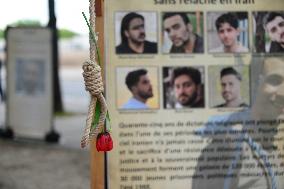 Rally Against Executions In Iran - Paris