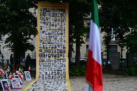 Rally Against Executions In Iran - Paris