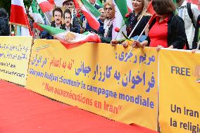 Rally Against Executions In Iran - Paris