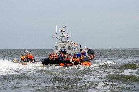 Princess Beatrix s Visit to Sea Rescue Society - Stellendam