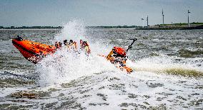 Princess Beatrix s Visit to Sea Rescue Society - Stellendam