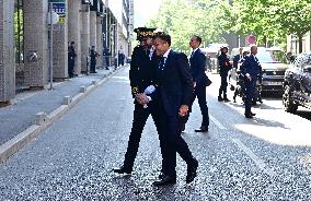 Macron Visits EMCO Headquarters in Nanterre