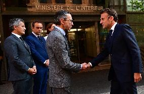 Macron Visits EMCO Headquarters in Nanterre