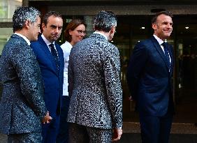 Macron Visits EMCO Headquarters in Nanterre
