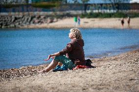 Chornomorka Beach in Odesa