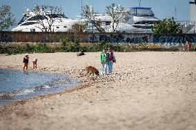 Chornomorka Beach in Odesa