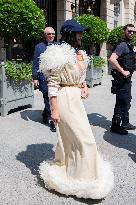 Kim Kardashion Leaves Hotel Ritz - Paris
