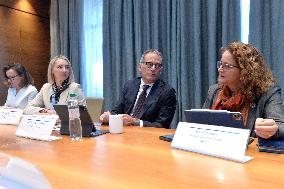Press breakfast with IFCs Vice President Alfonso Garcia Mora in Kyiv