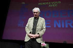 Cannes - Master Class With Robert De Niro