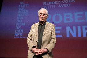 Cannes - Master Class With Robert De Niro