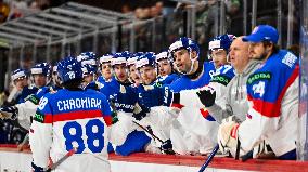 ICE HOCKEY WC SLOVAKIA-FRANCE